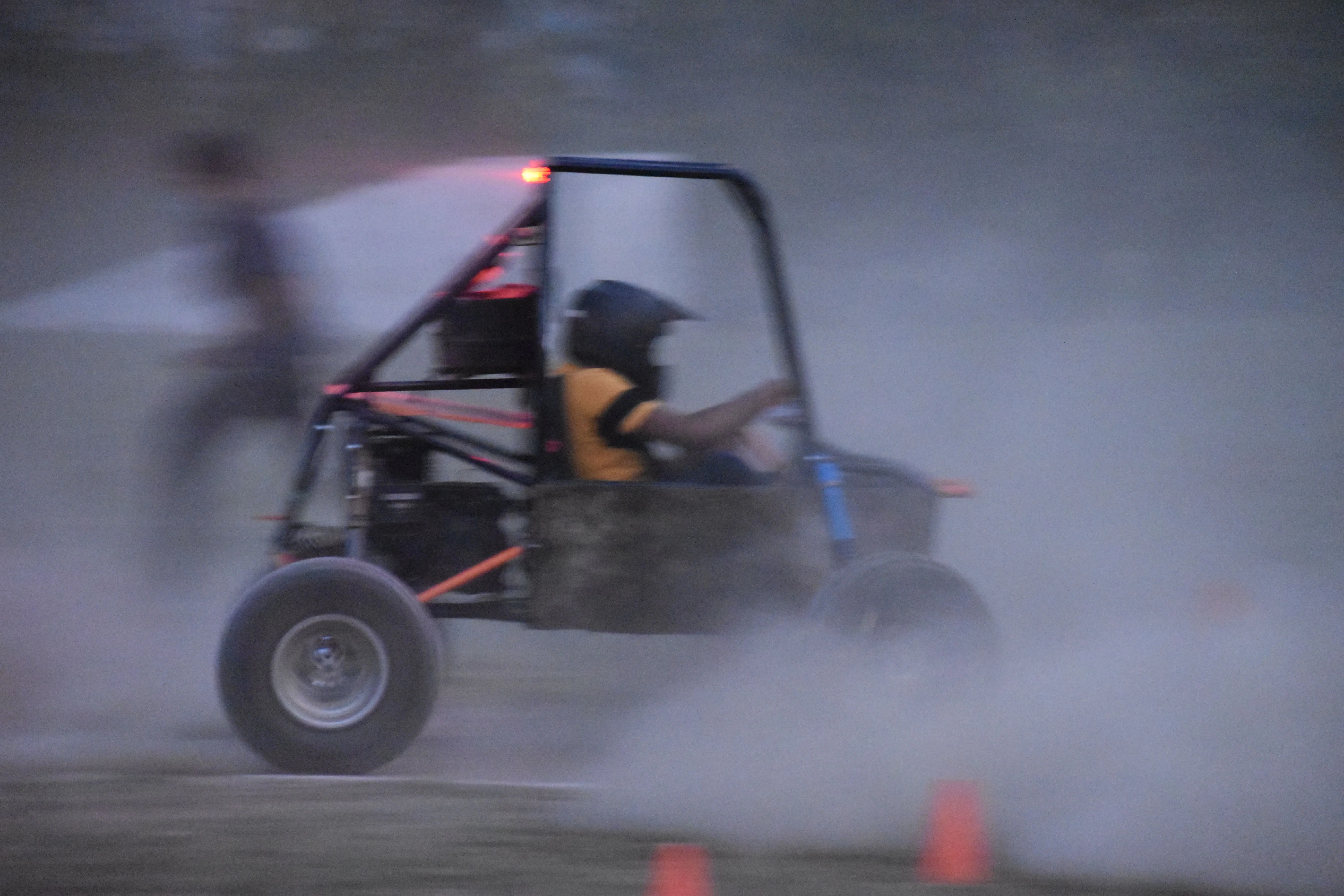 ATV driven on campus by Team Firebolt Racing