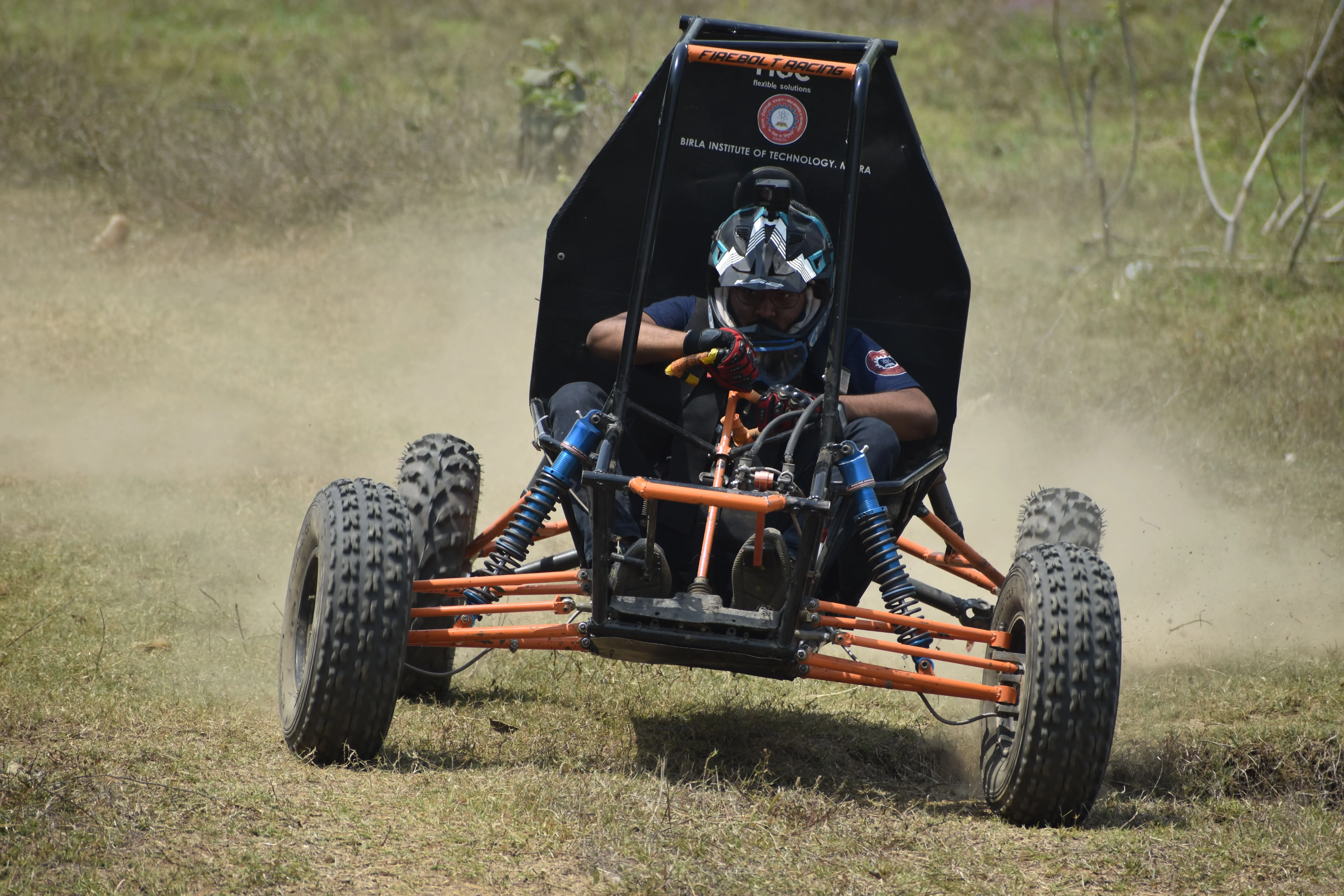 Testing and driving of the all-terrain vehicle by BIT Mesra Club