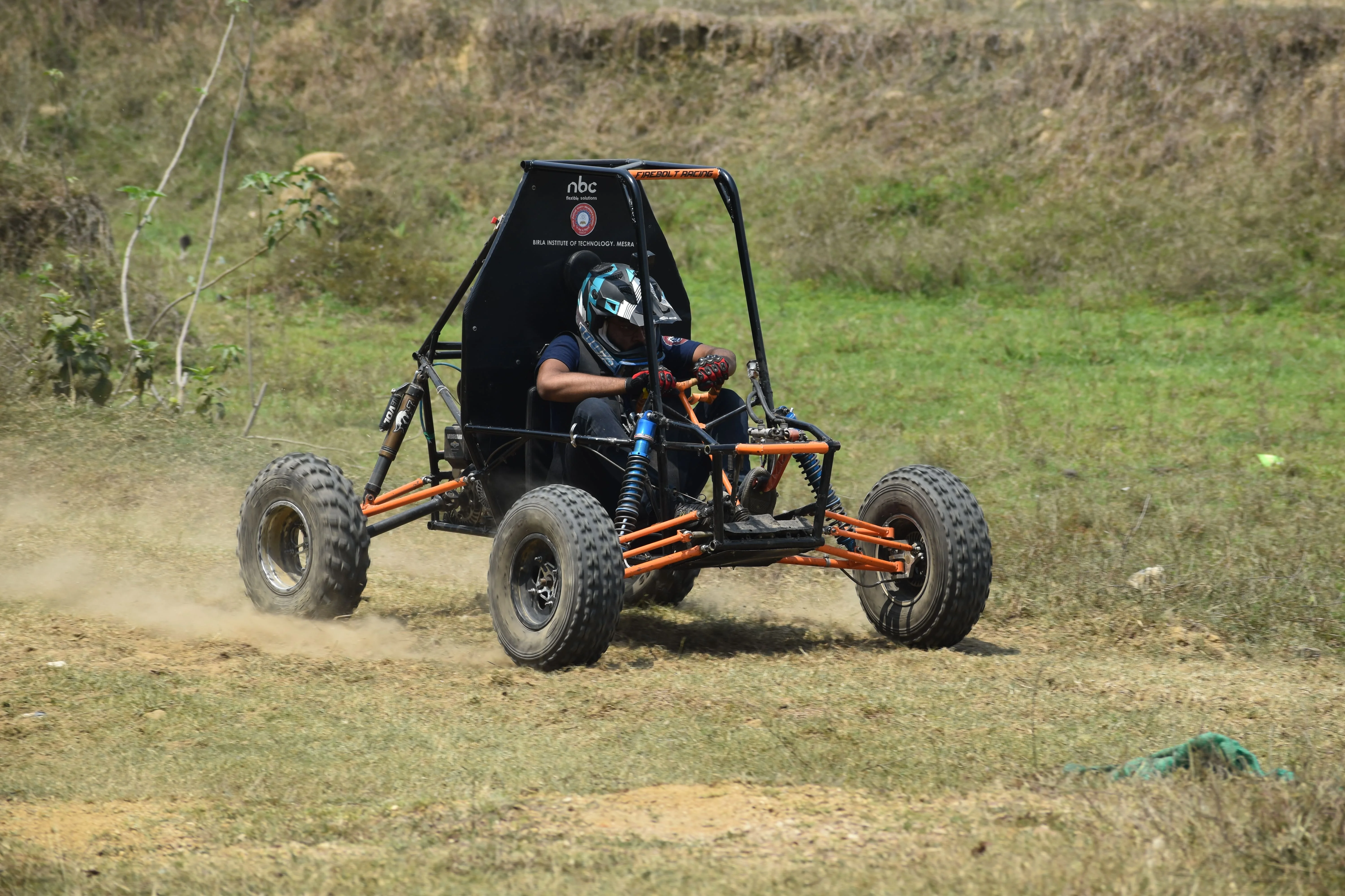 Off-roading by the ATV made by Team Firebolt Racing